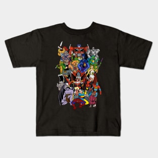 90s cartoon hero's Kids T-Shirt